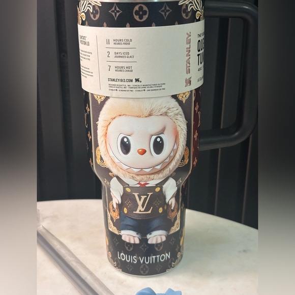 Stanley Labubu Black and Gold Character Tumbler - Picture 3 of 5